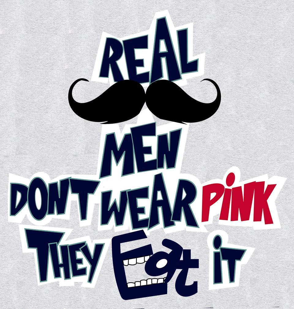 FunkyTradition Real Men Dont Wear Pink They It Mens Half Sleeves T-Shirt