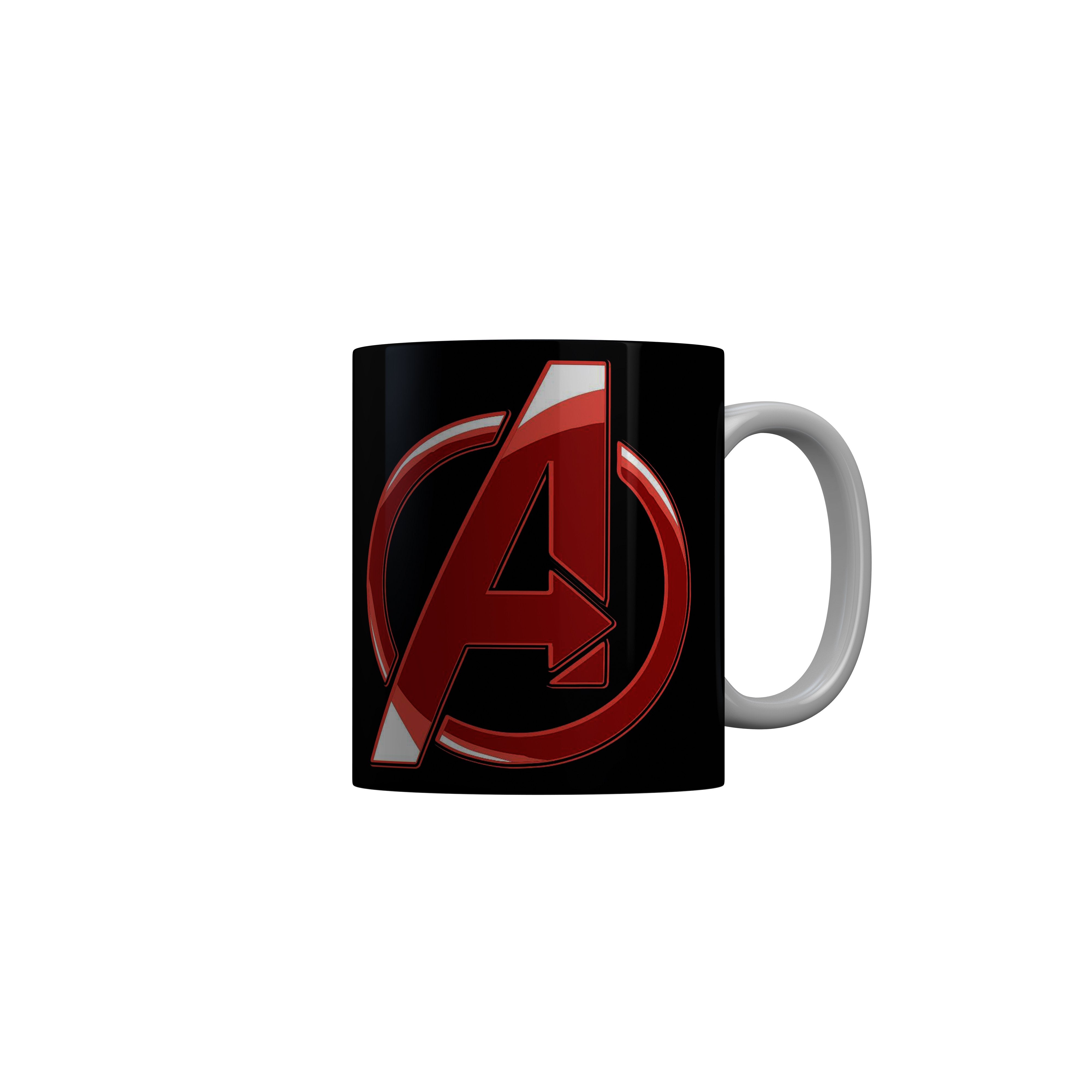 FashionRazor Avengers Black Ceramic Coffee Mug, 350 ml