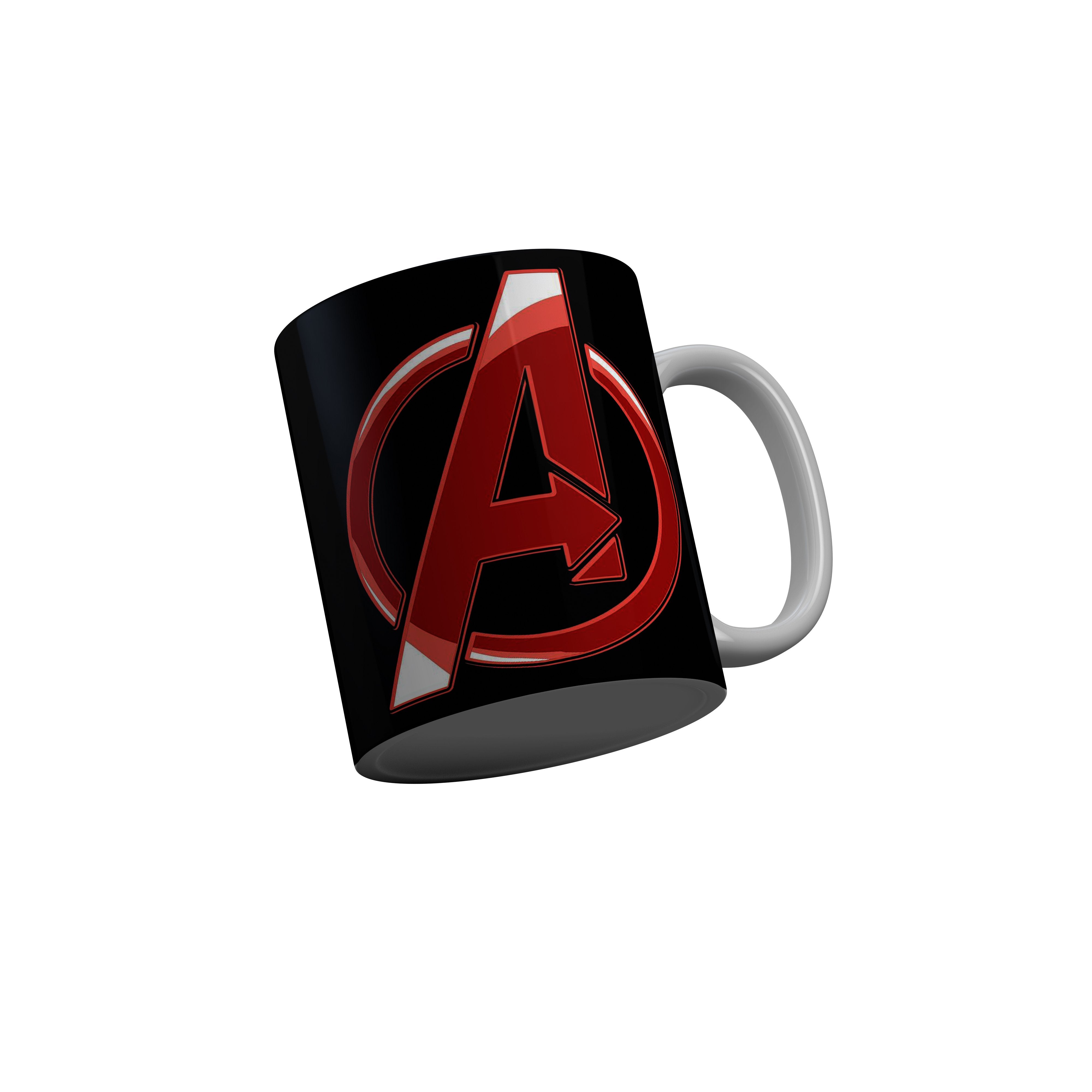 FashionRazor Avengers Black Ceramic Coffee Mug, 350 ml