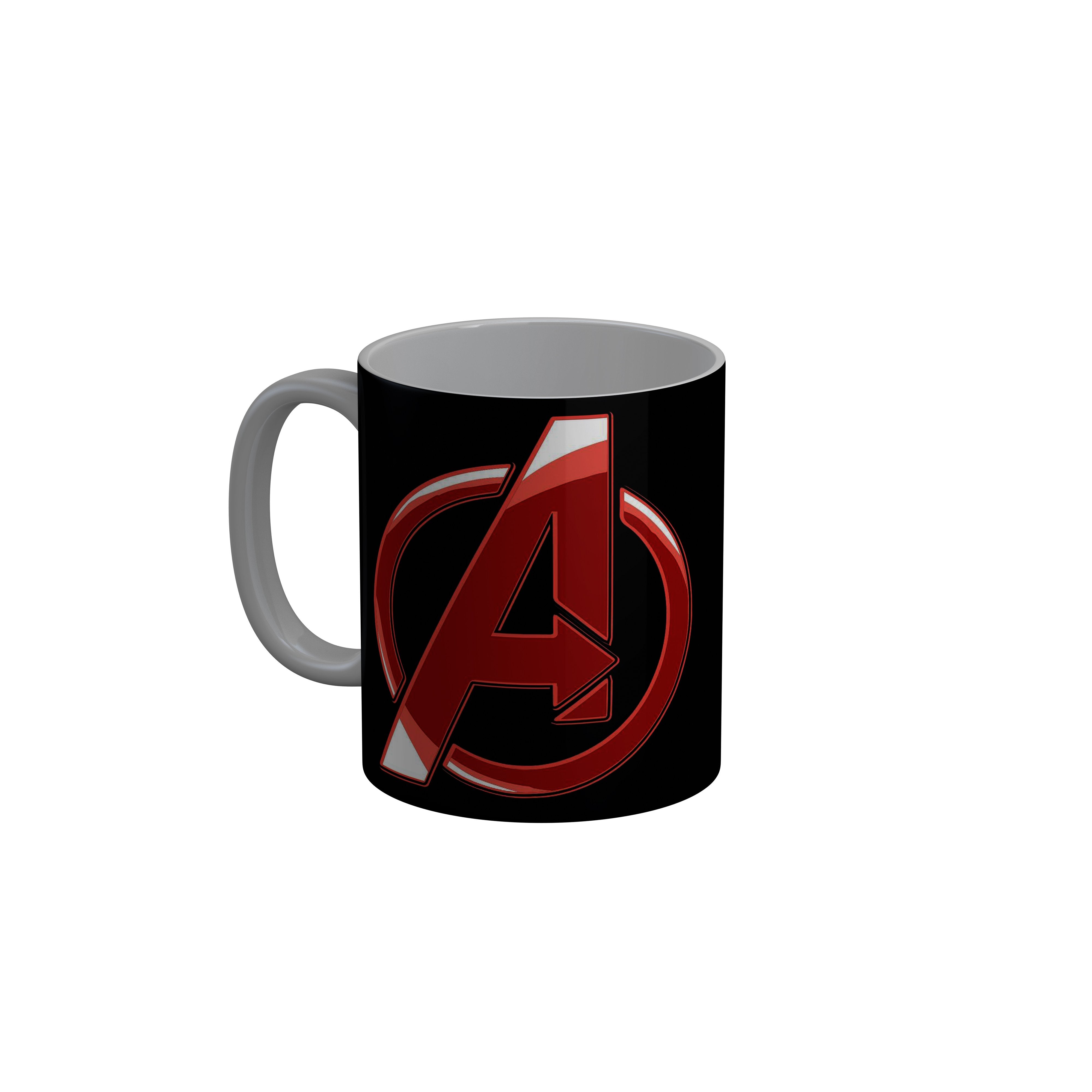 FashionRazor Avengers Black Ceramic Coffee Mug, 350 ml