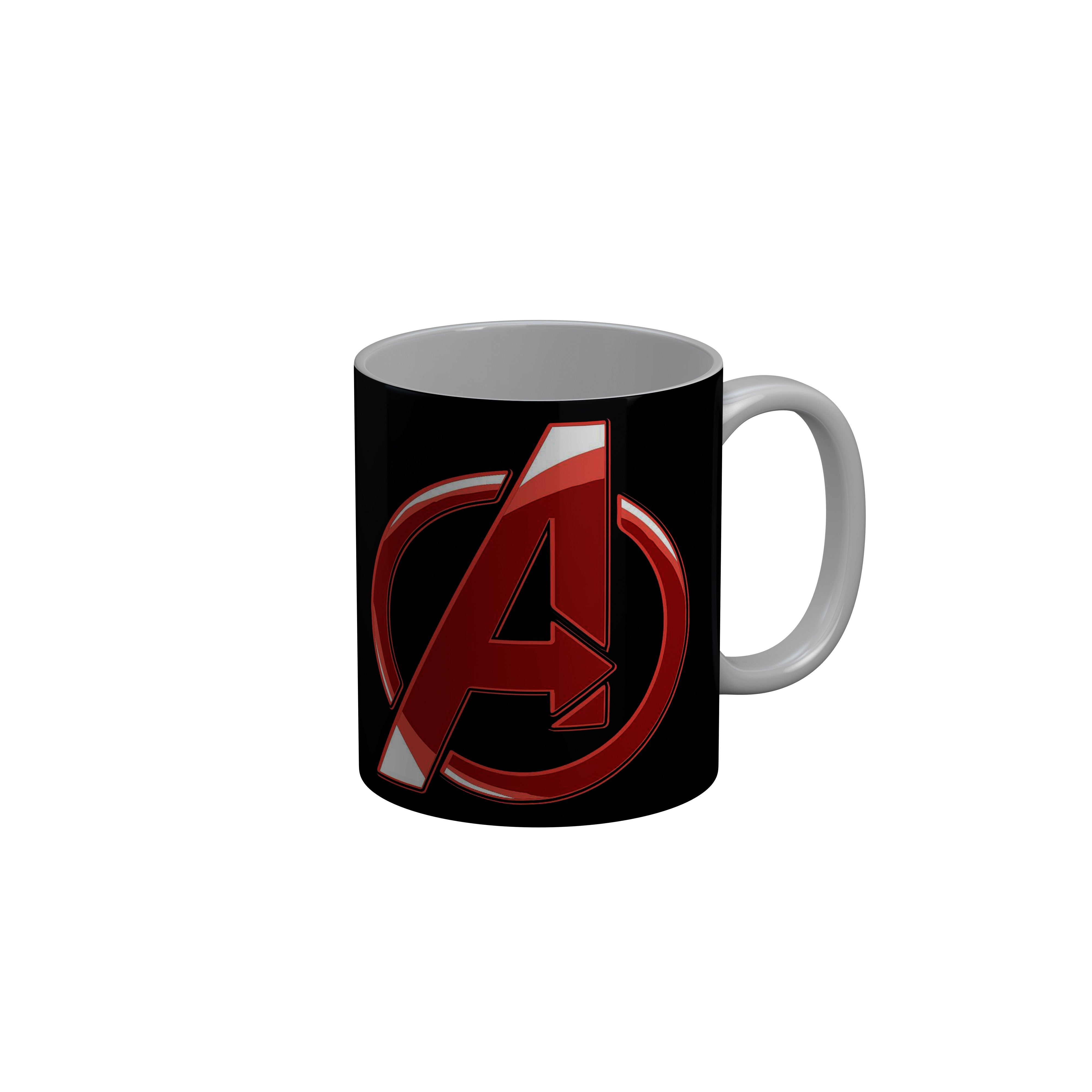 FashionRazor Avengers Black Ceramic Coffee Mug, 350 ml