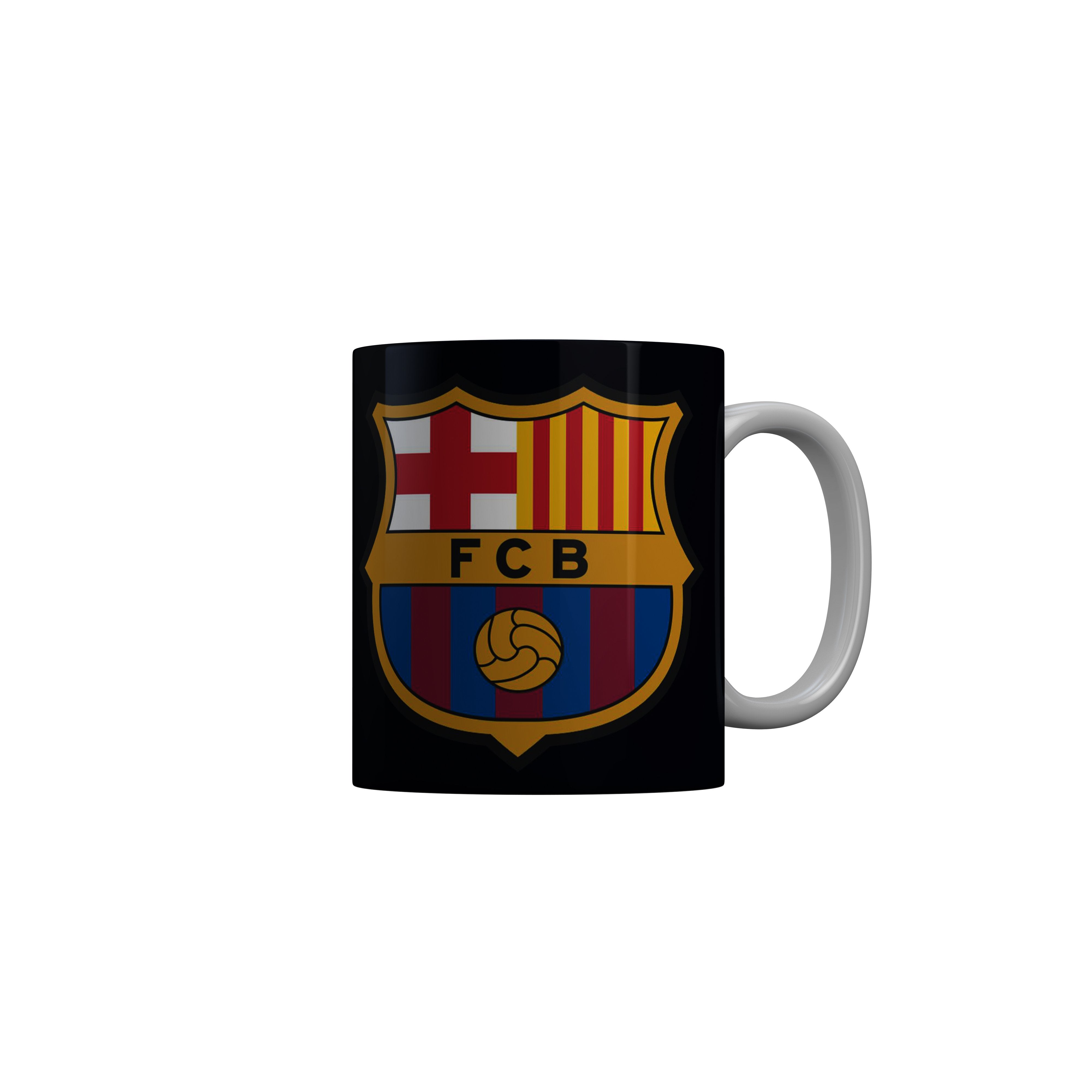 FashionRazor FCB Black Ceramic Coffee Mug, 350 ml