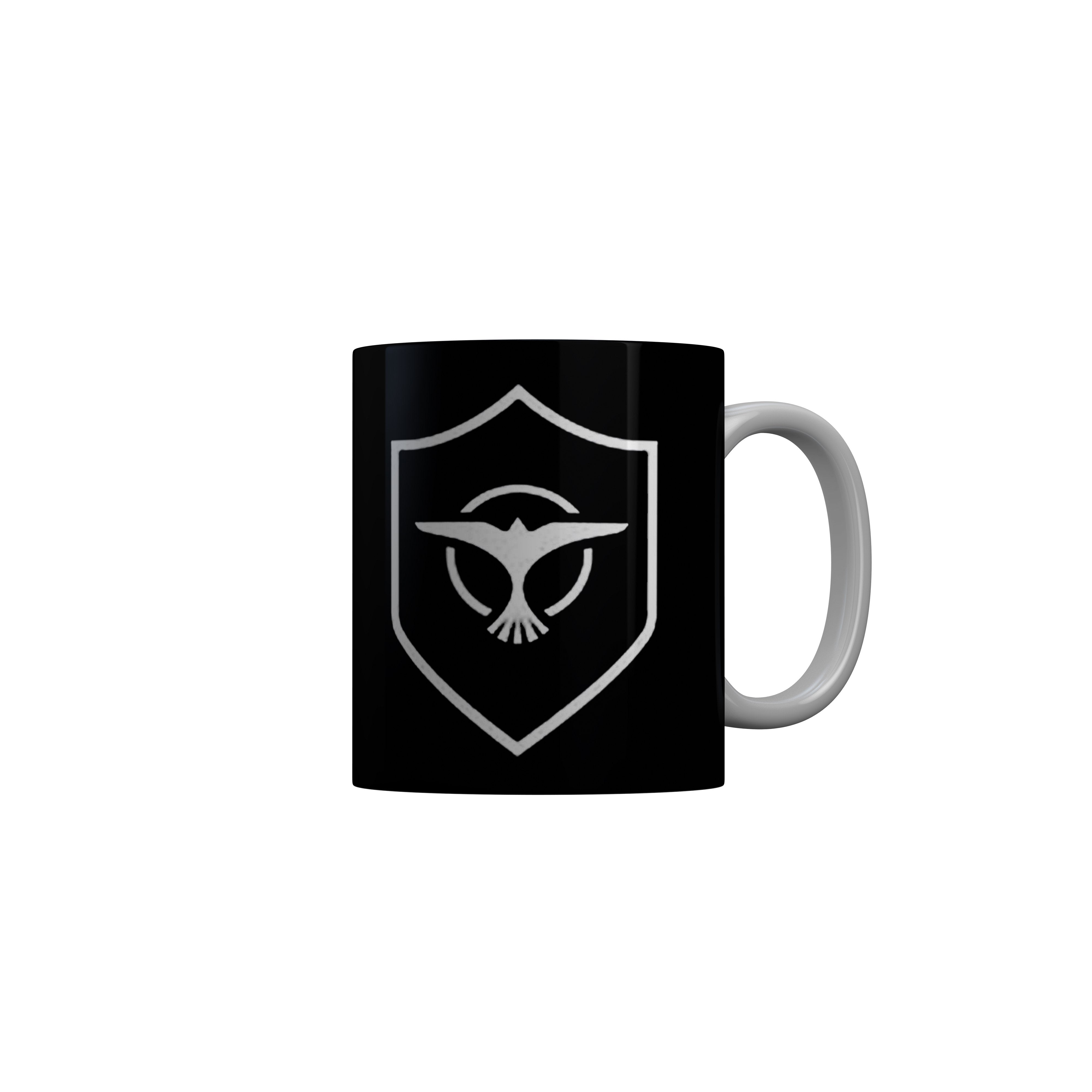 FashionRazor Logo Black Ceramic Coffee Mug, 350 ml