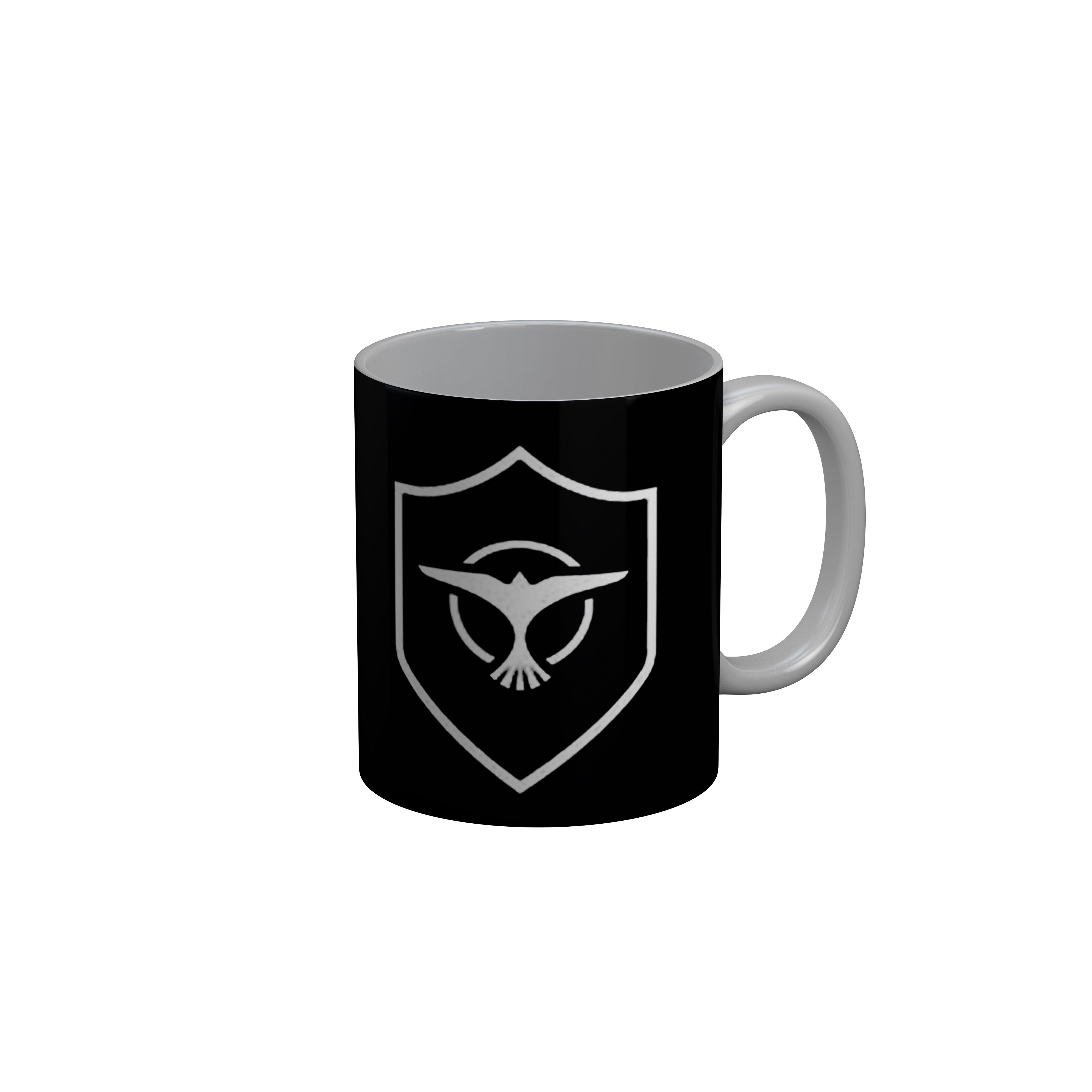 FashionRazor Logo Black Ceramic Coffee Mug, 350 ml