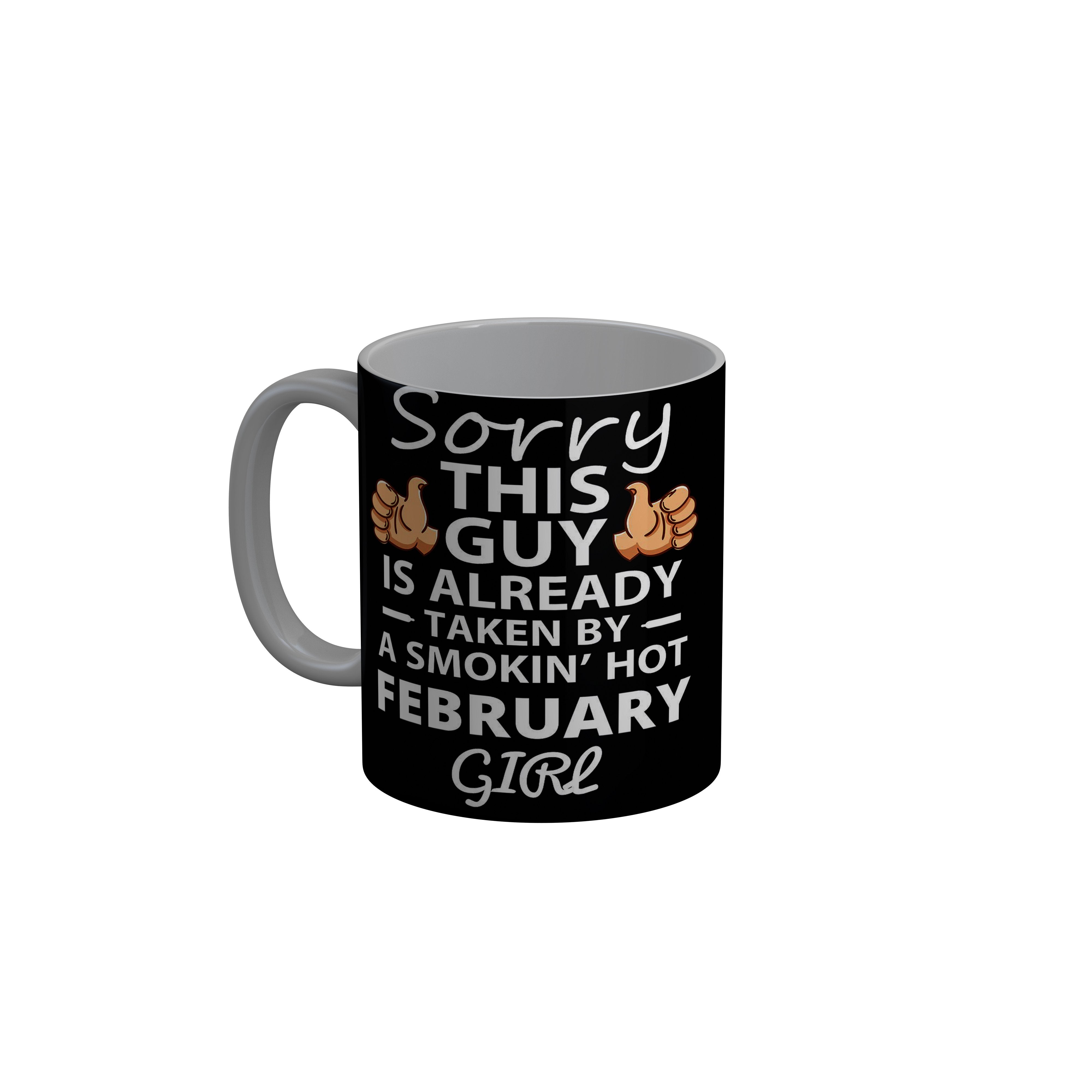 FashionRazor Legends Are Born In May Black Birthday Quotes Ceramic Coffee Mug, 350 ml