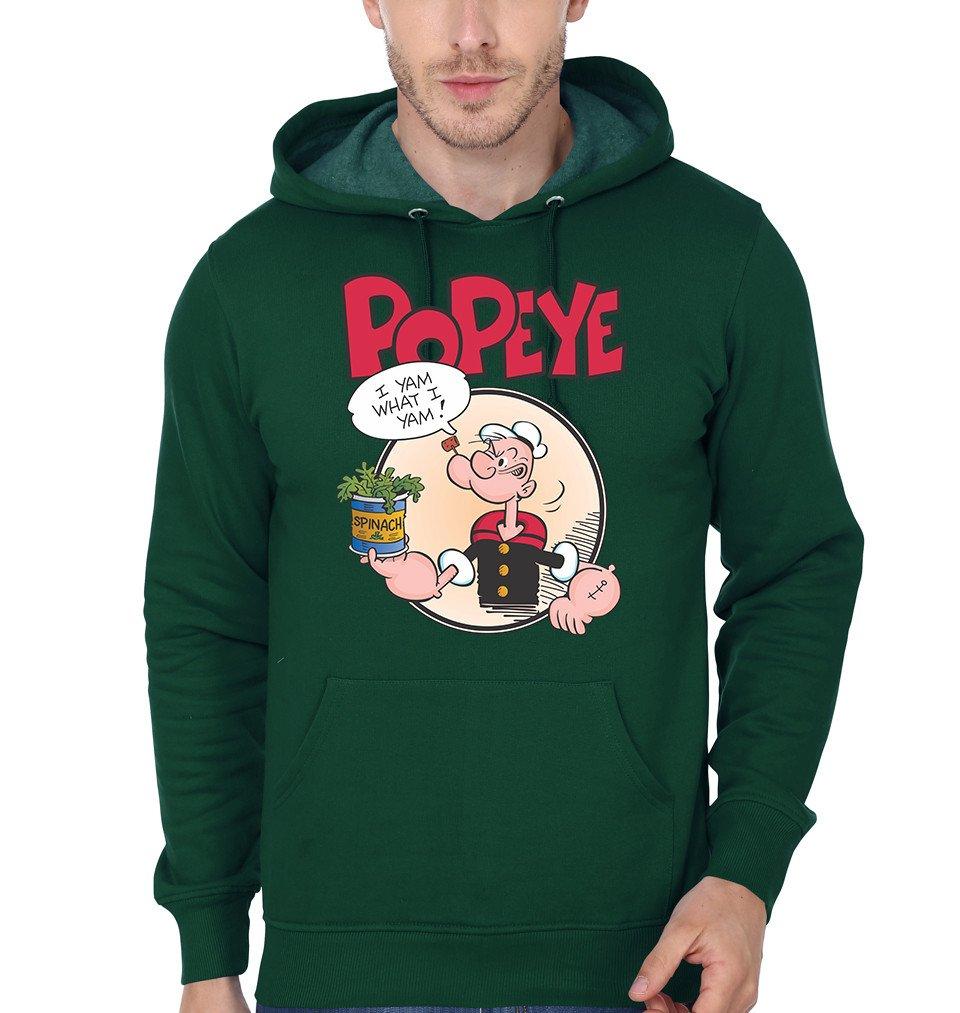 Popeye I Yam What i Yam Hoodie Full sleeves-Funky Hoodies