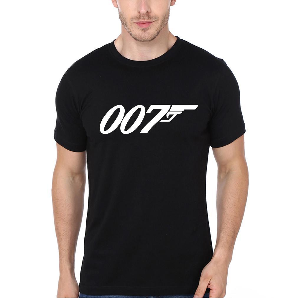 FunkyTradition Round Neck 007 James Bond Half Sleeves T-Shirt