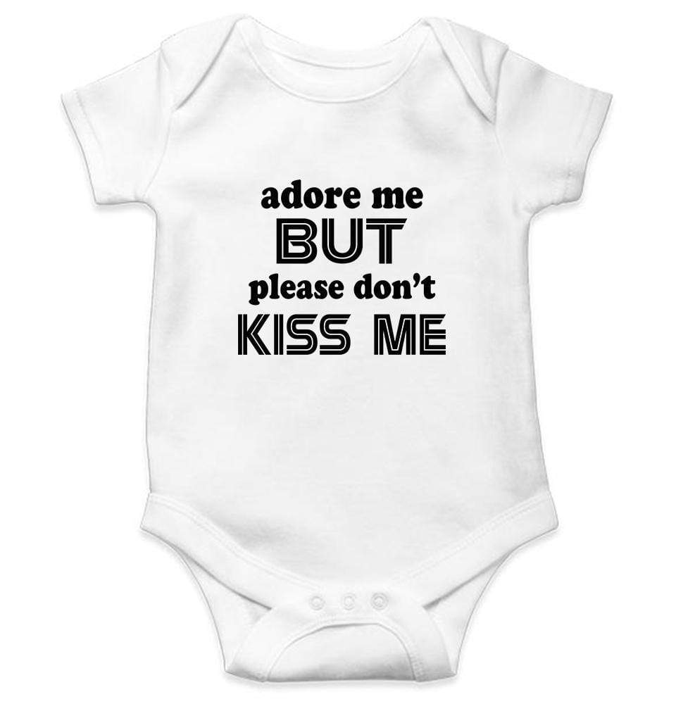 Adore Me But dont Kiss Me Rompers for Baby Girl- FunkyTradition FunkyTradition