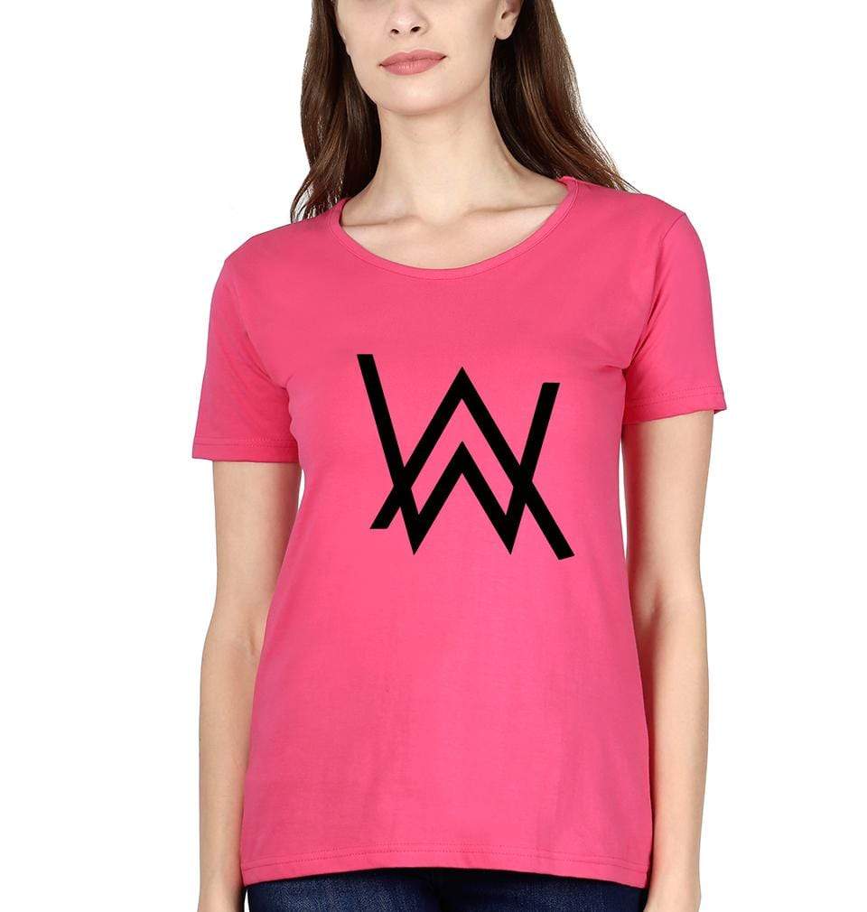 Alan Walker Womens Half Sleeves T-Shirts-FunkyTeesClub - FunkyTeesClub