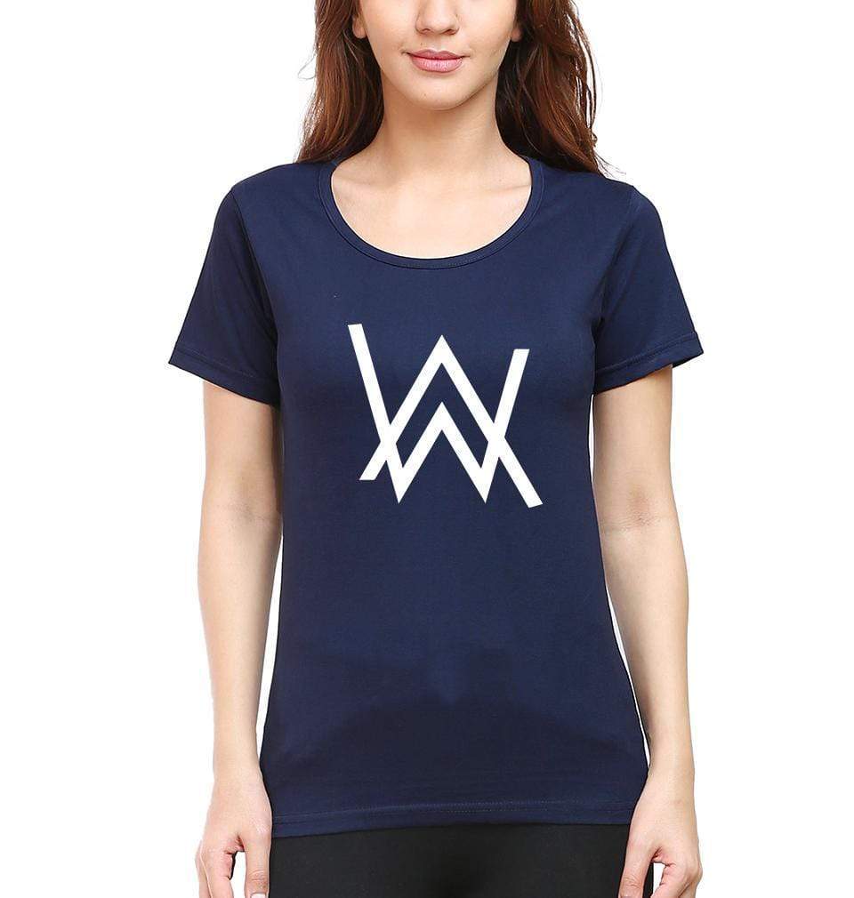 Alan Walker Womens Half Sleeves T-Shirts-FunkyTradition Half Sleeves T-Shirt FunkyTradition