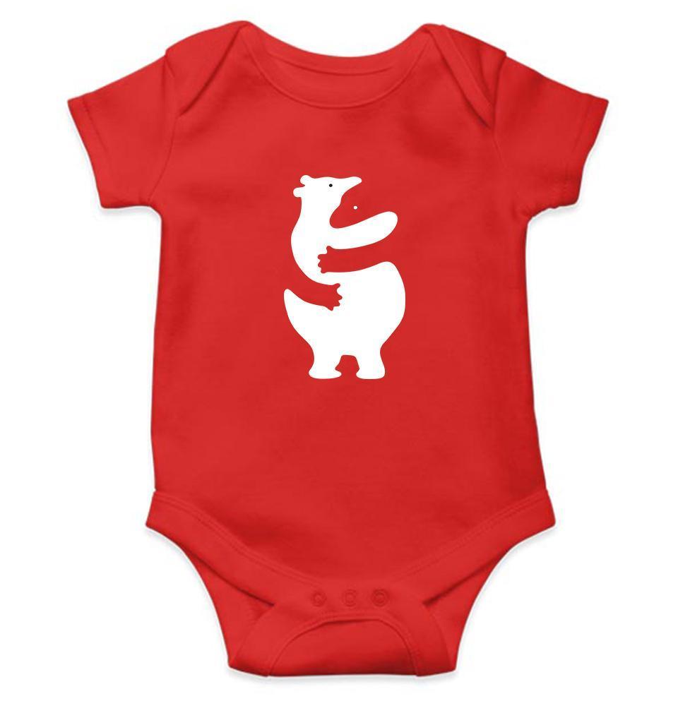 Animal Hug Abstract Rompers for Baby Girl- FunkyTradition FunkyTradition