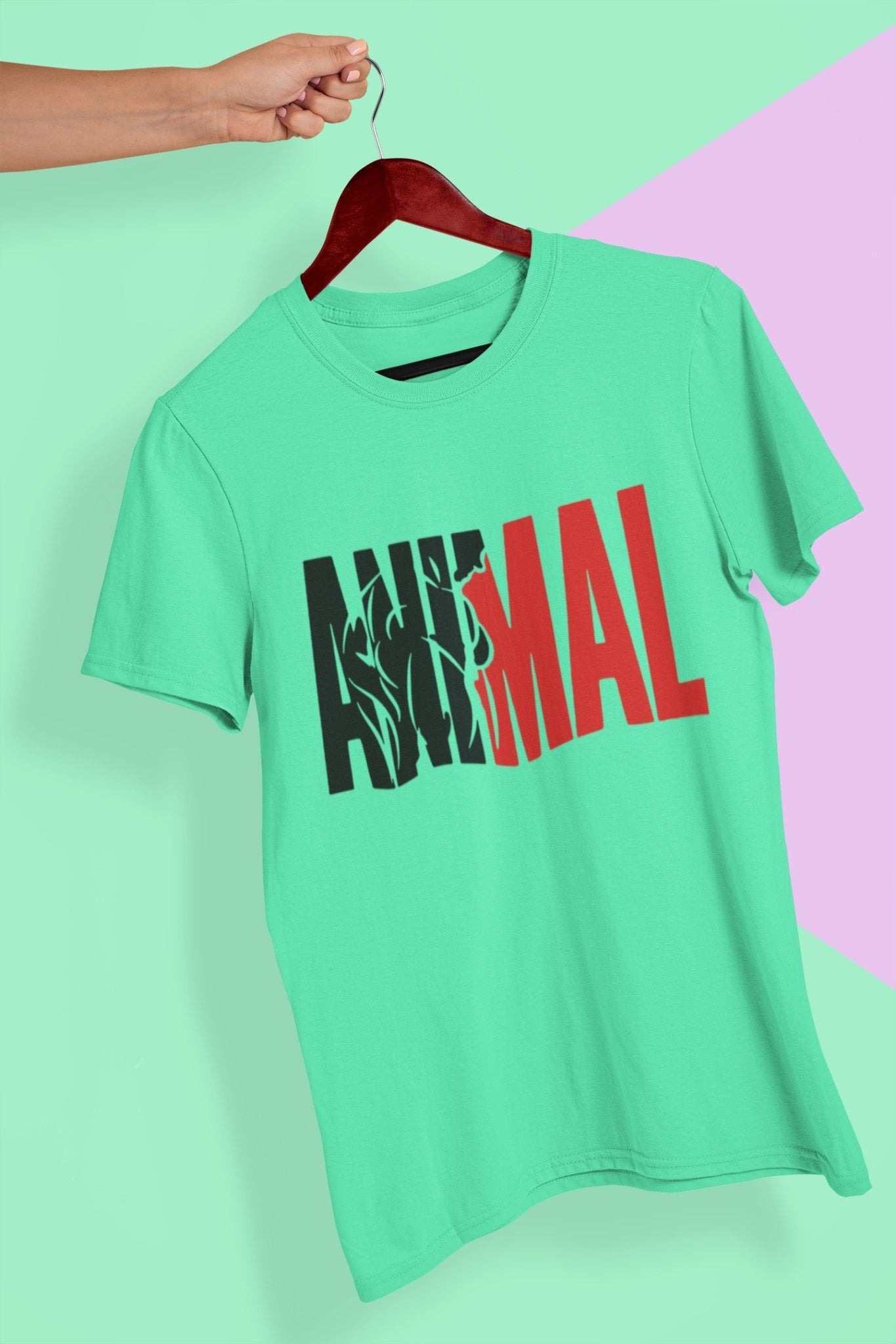 Animal Women Half Sleeves T-shirt- FunkyTeesClub - Funky Tees Club