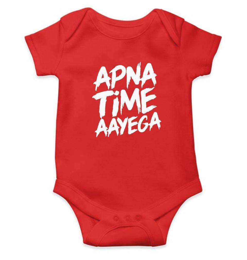 Apna Time Aayega Rompers for Baby Boy - FunkyTradition FunkyTradition