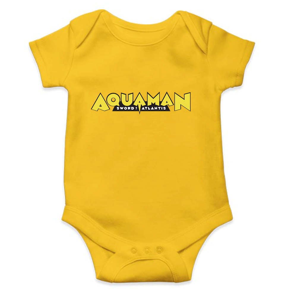 Aqua Man Rompers for Baby Boy- FunkyTradition FunkyTradition