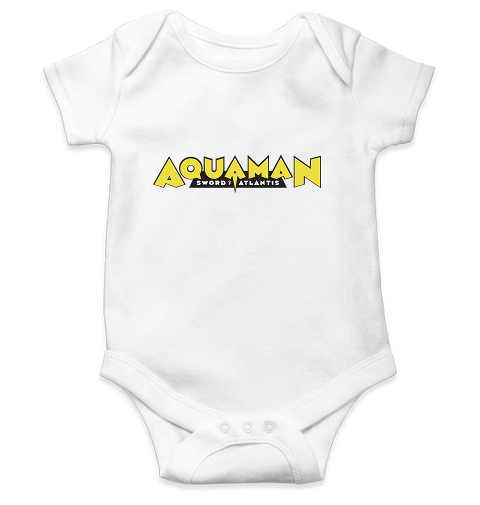 Aqua Man Rompers for Baby Girl- FunkyTradition FunkyTradition