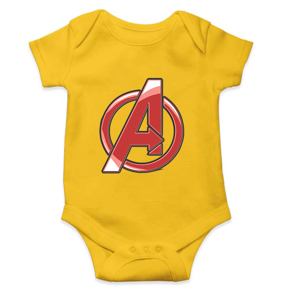 Avenger Logo Rompers for Baby Boy- FunkyTradition FunkyTradition