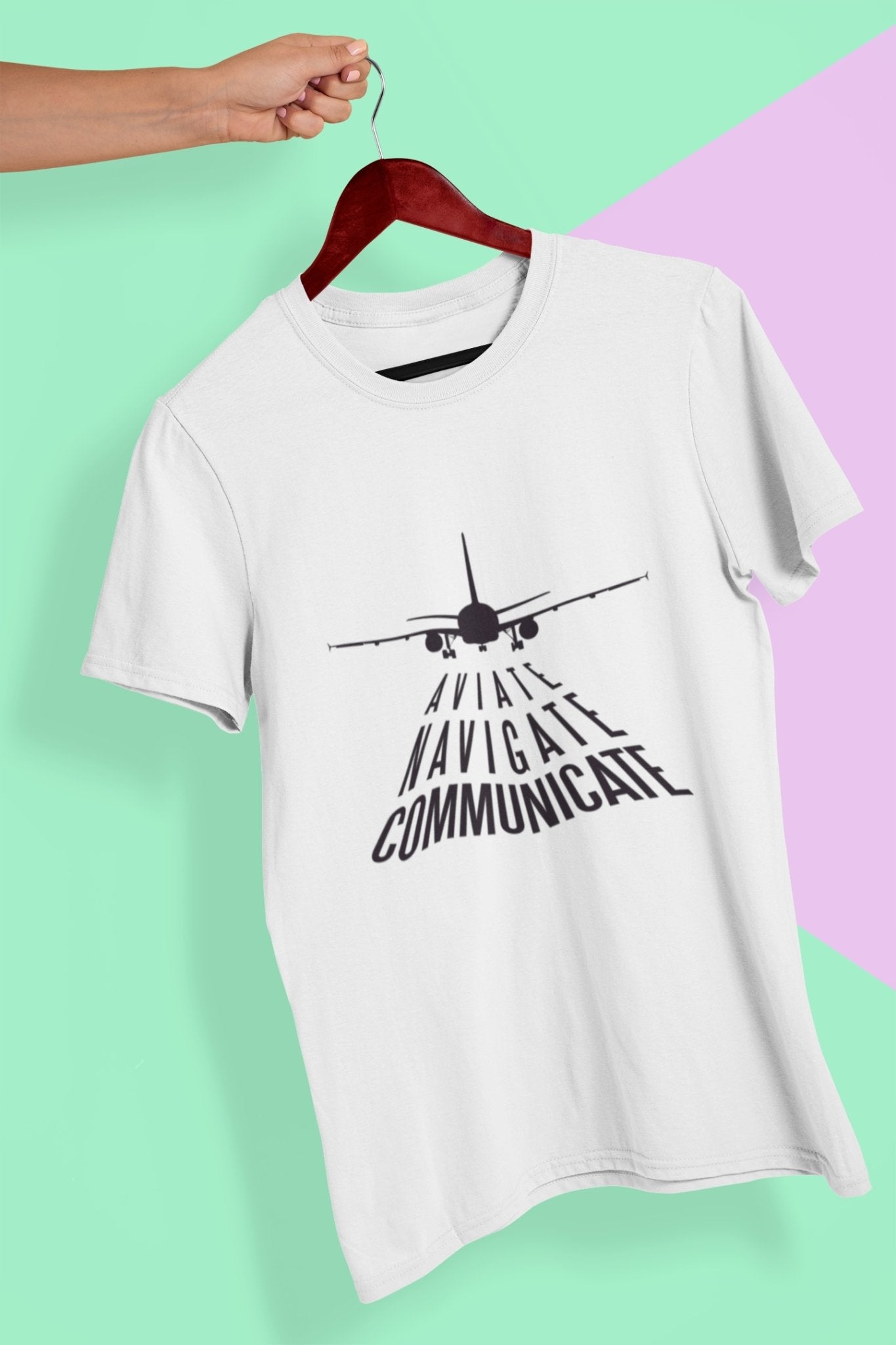 Aviation Quote Women Half Sleeves T-shirt- FunkyTeesClub - Funky Tees Club