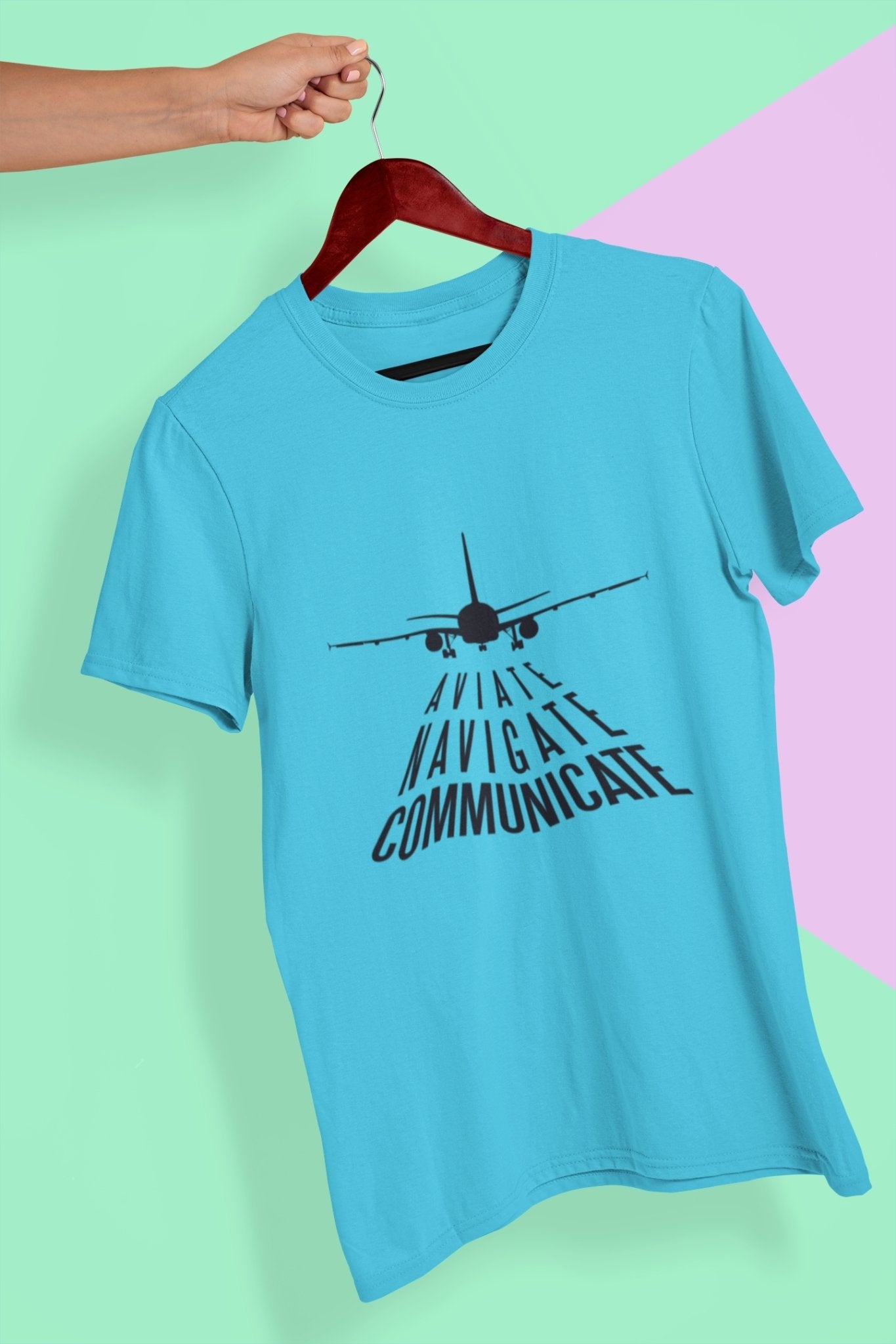 Aviation Quote Women Half Sleeves T-shirt- FunkyTeesClub - Funky Tees Club