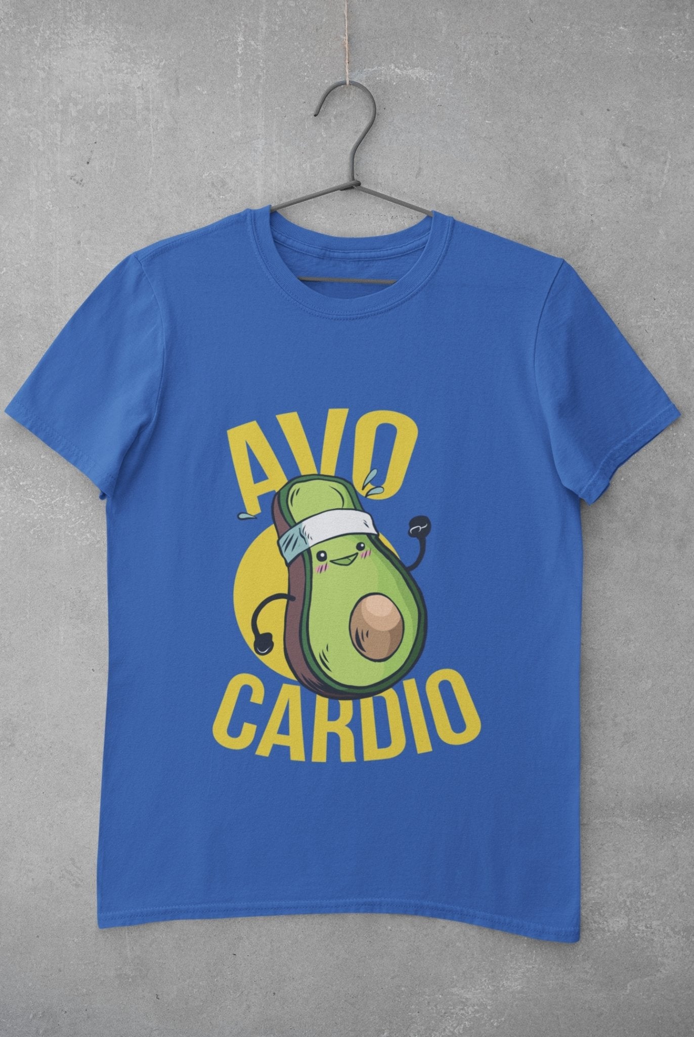 Avo Cardio Women Half Sleeves T-shirt- FunkyTeesClub - Funky Tees Club