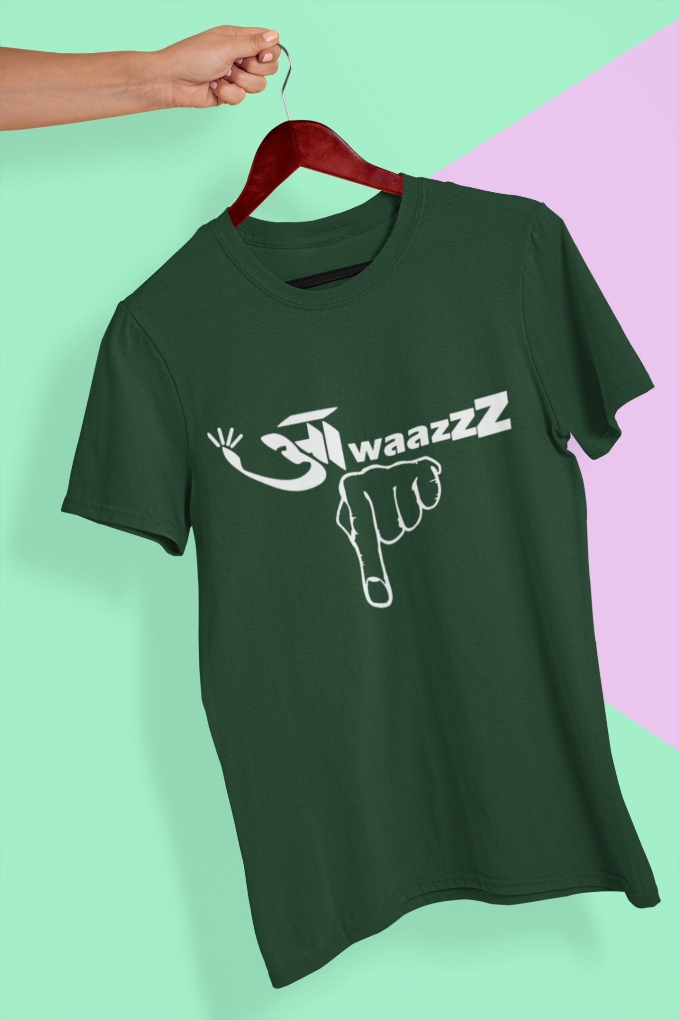 Awazz Women Half Sleeves T-shirt- FunkyTeesClub - Funky Tees Club
