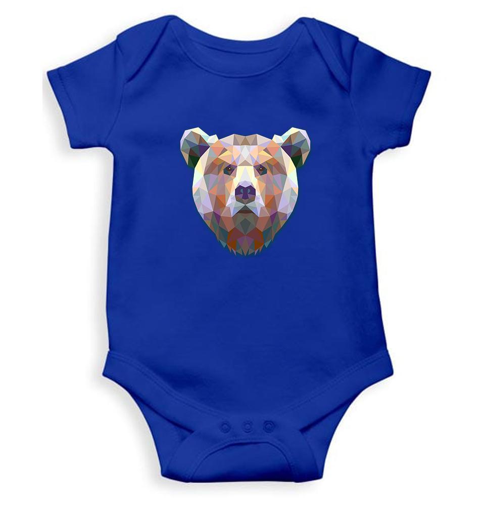 Bear Abstract Abstract Rompers for Baby Girl- FunkyTradition FunkyTradition