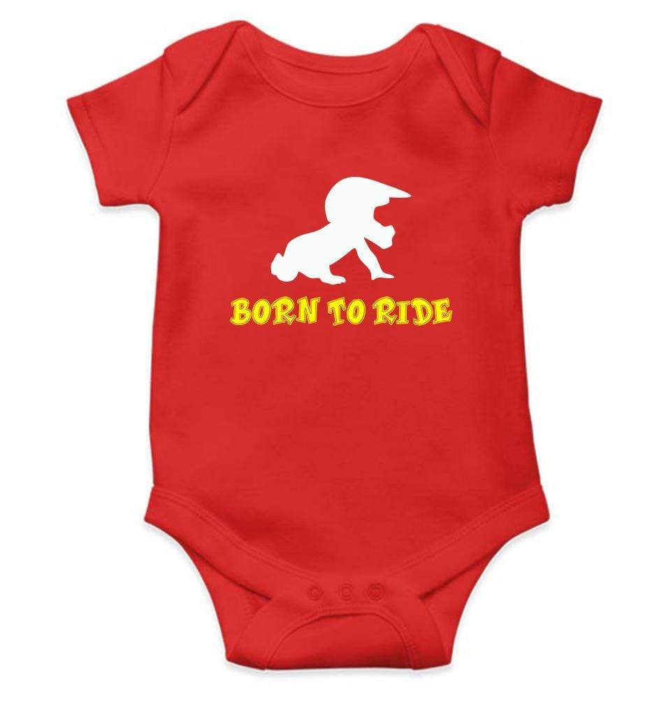 Born To Ride Rompers for Baby Girl- FunkyTradition FunkyTradition