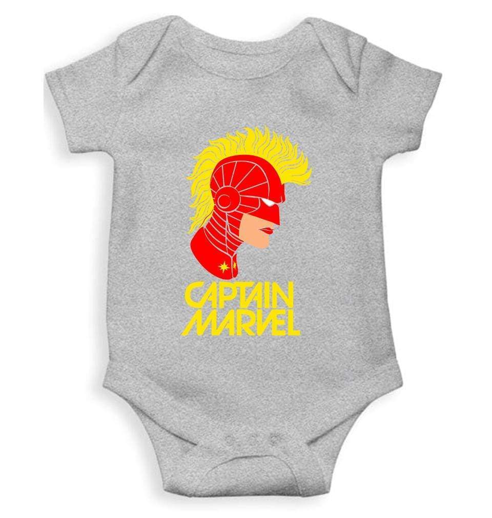 Captain Marvel Rompers for Baby Girl- FunkyTradition FunkyTradition