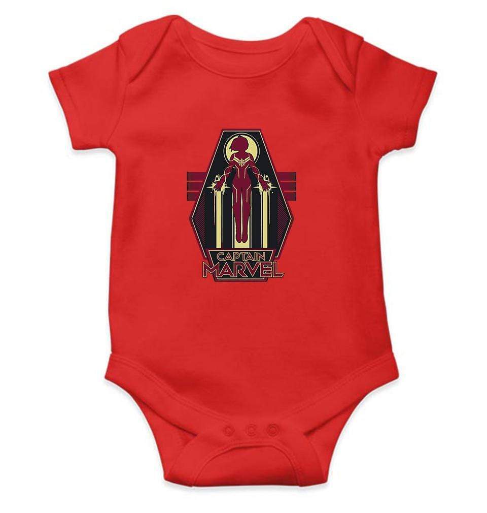 Captain Marvel Rompers for Baby Girl- FunkyTradition FunkyTradition