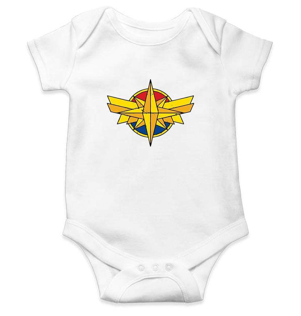 Captain Marvel Superhero Rompers for Baby Boy - FunkyTradition FunkyTradition