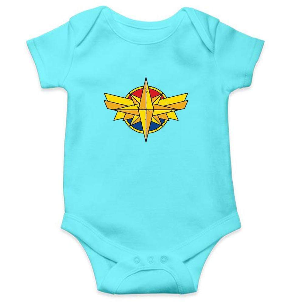 Captain Marvel Superhero Rompers for Baby Boy - FunkyTradition FunkyTradition