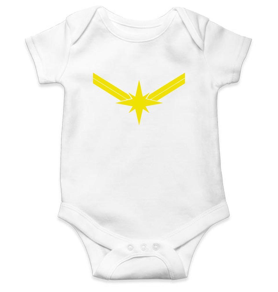 Captain Marvel Superhero Rompers for Baby Boy - FunkyTradition FunkyTradition