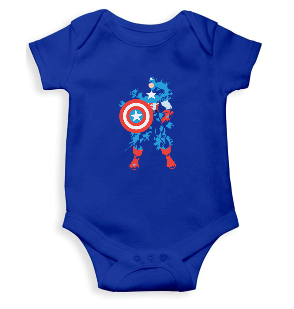 Captain Splash Shield Rompers for Baby Boy- FunkyTradition FunkyTradition