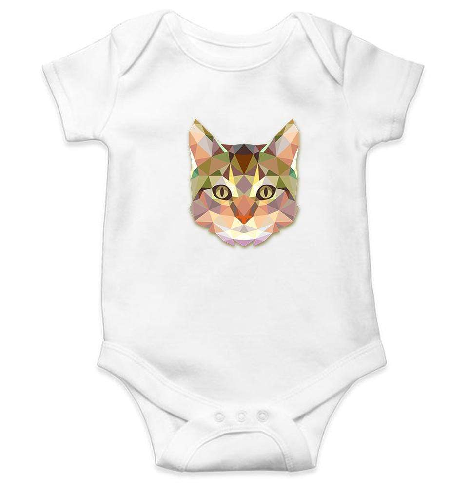 Cat Abstract Rompers for Baby Girl- FunkyTradition FunkyTradition