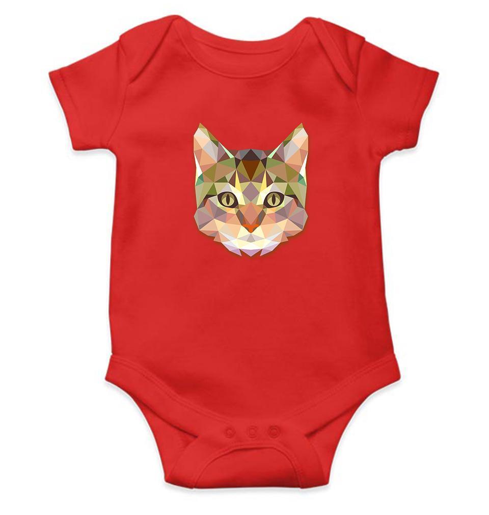 Cat Abstract Rompers for Baby Girl- FunkyTradition FunkyTradition
