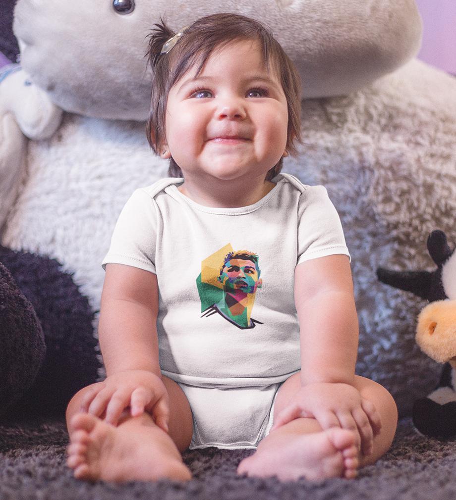 Cristiano Ronaldo CR7 Rompers for Baby Girl- FunkyTradition FunkyTradition