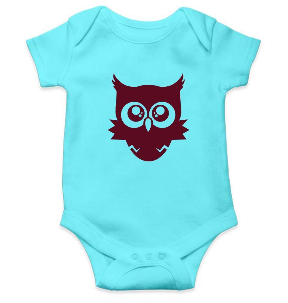 Cute Baby Owl Abstract Rompers for Baby Girl- FunkyTradition FunkyTradition