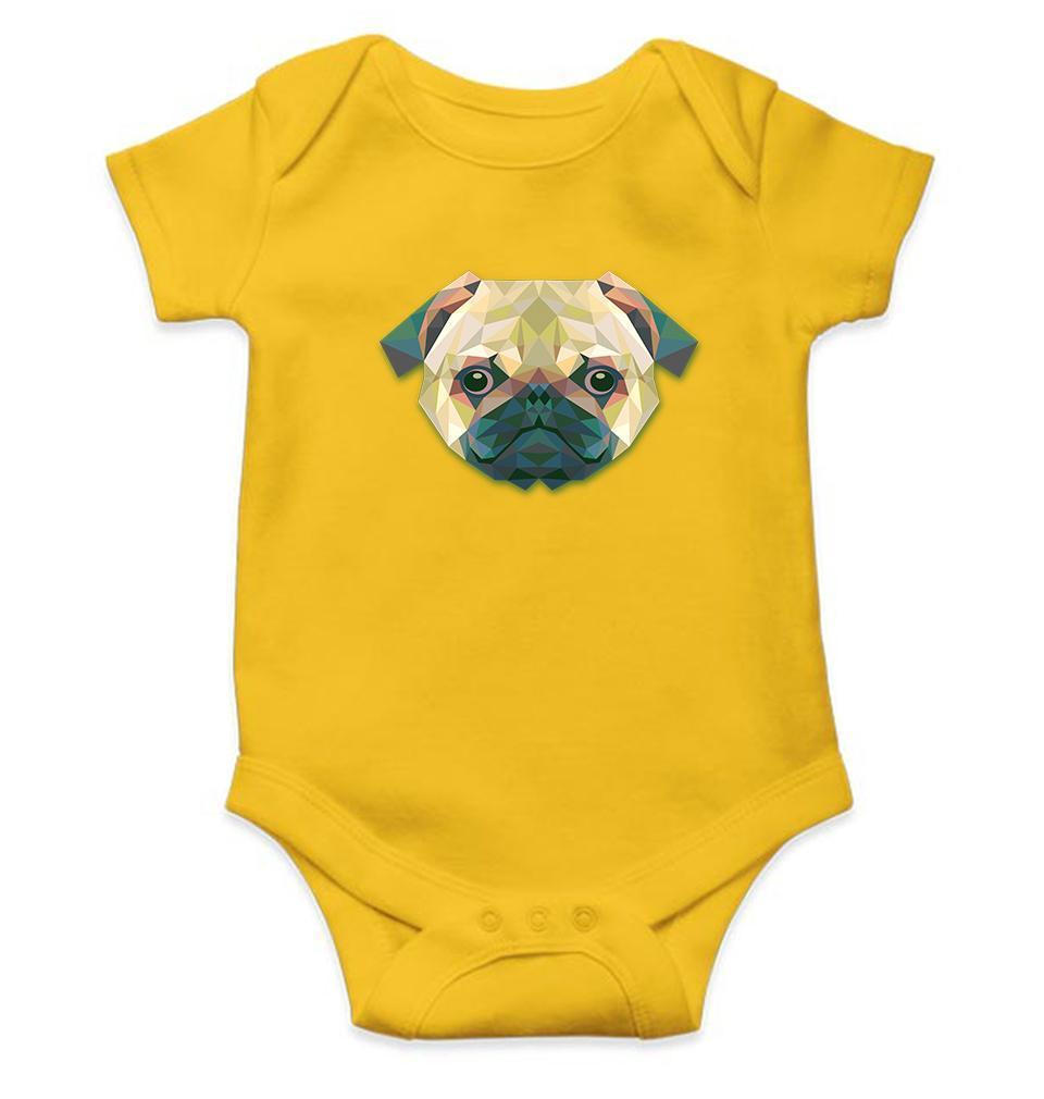 Dog Abstract Abstract Rompers for Baby Girl- FunkyTradition FunkyTradition