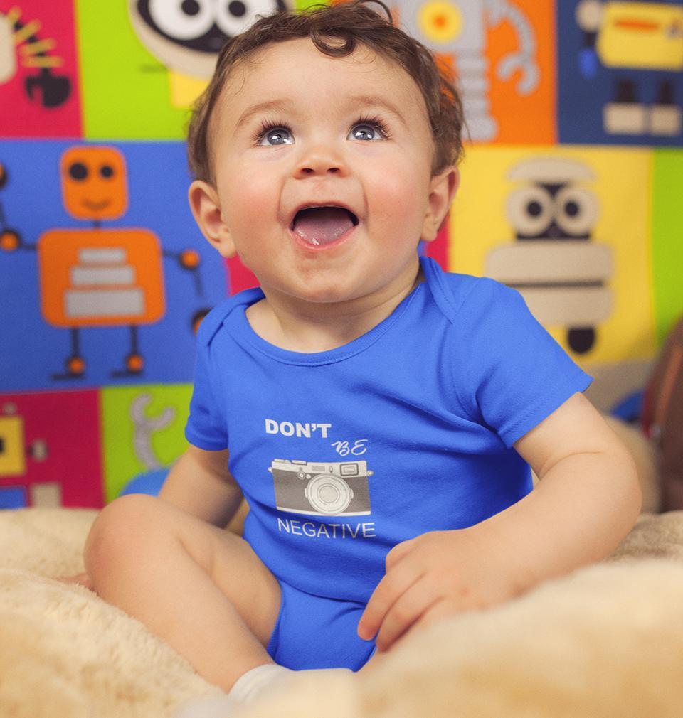Dont be negative Rompers for Baby Boy- FunkyTradition FunkyTradition