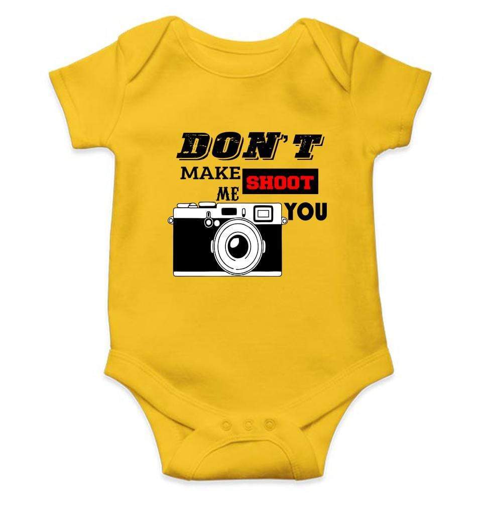 Dont make me shoot u Rompers for Baby Boy- FunkyTradition FunkyTradition