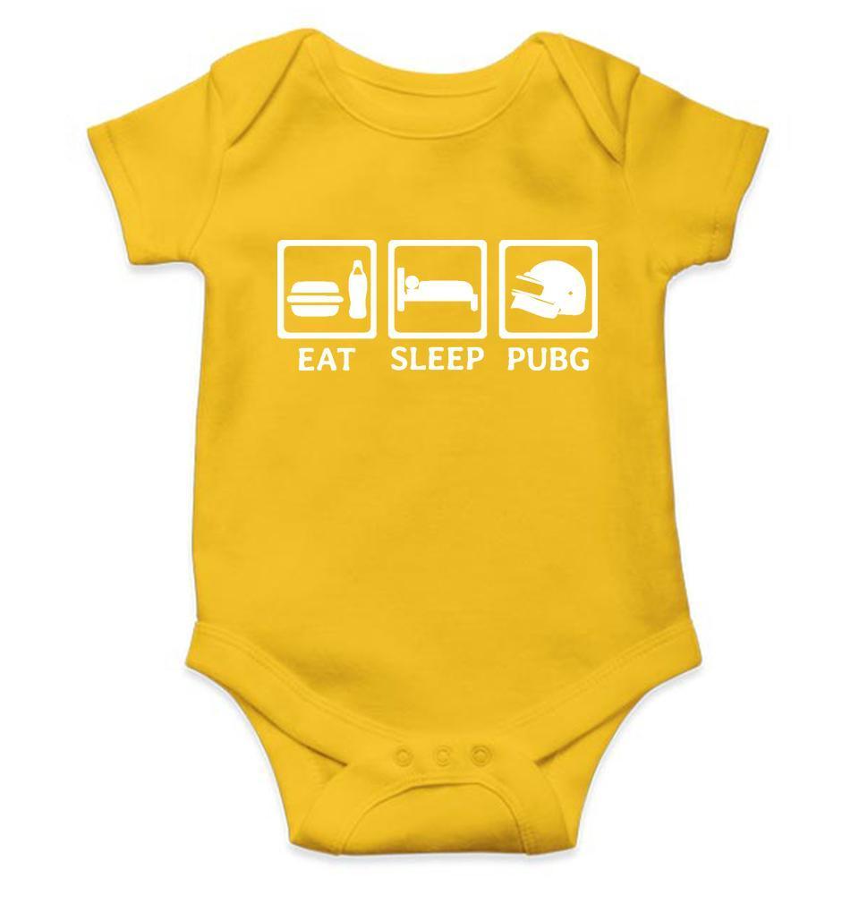 Eat Sleep PUBG Rompers for Baby Boy- FunkyTradition FunkyTradition