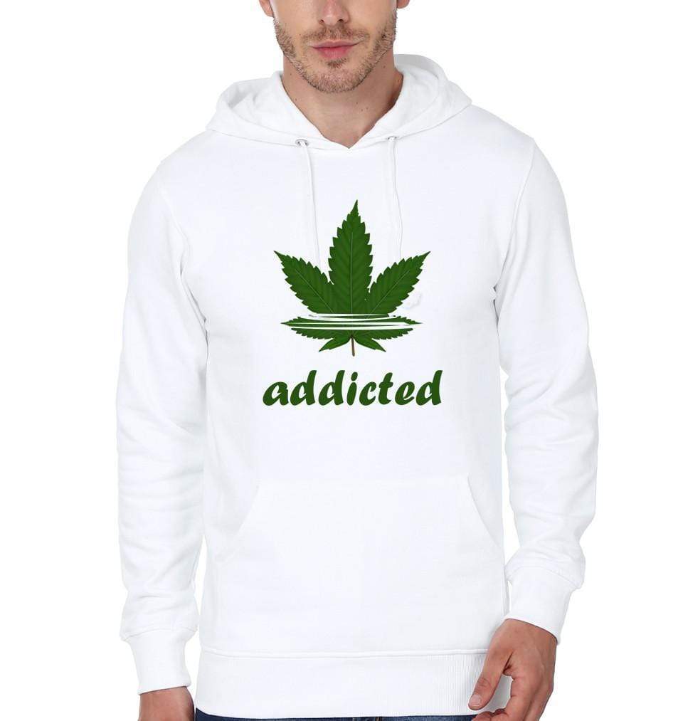 FunkyTradition Addicted White Hoodies Clothing FunkyTradition