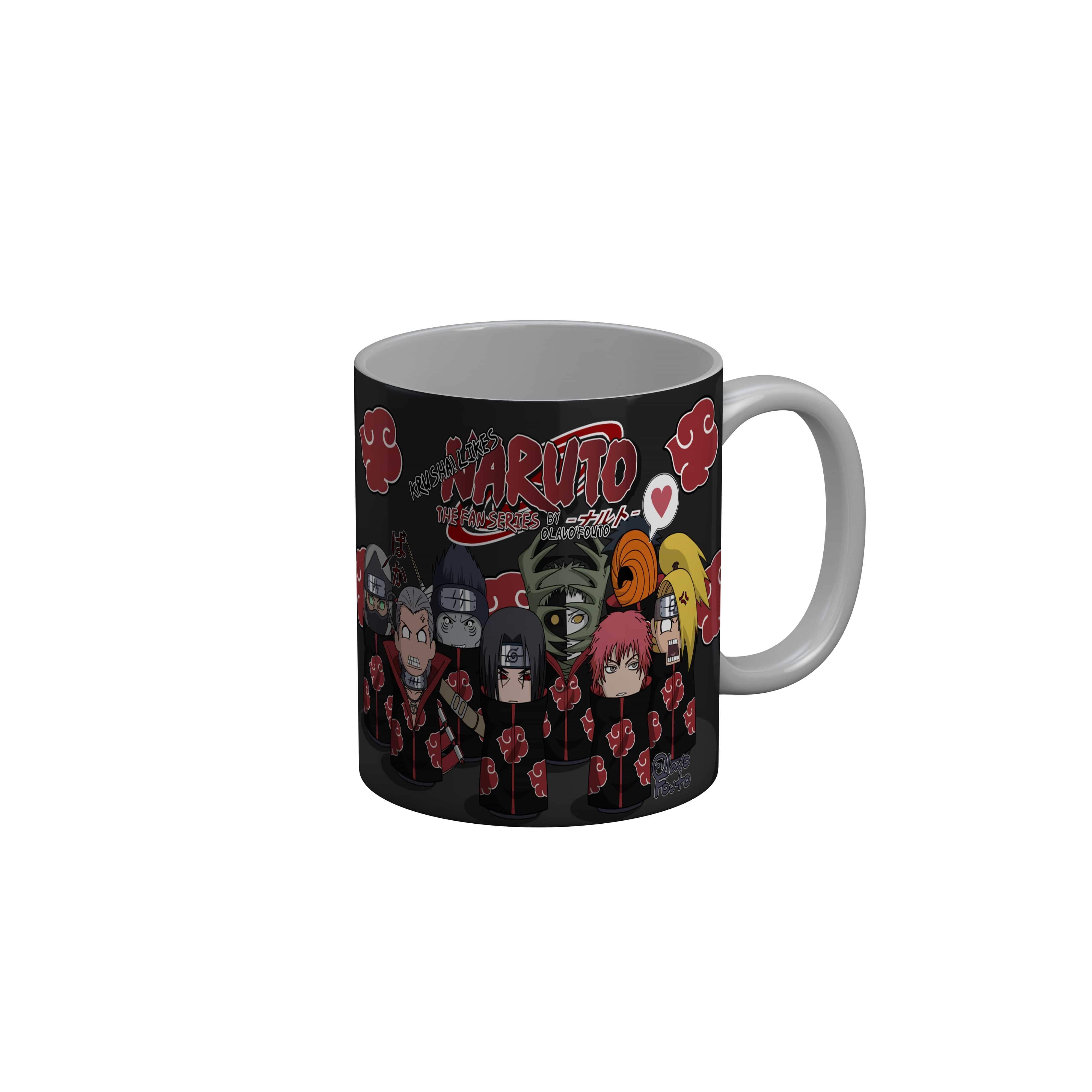 FashionRazor Akatuski Cartoon Ceramic Coffee Mug Akatuski Cartoon Mug FashionRazor