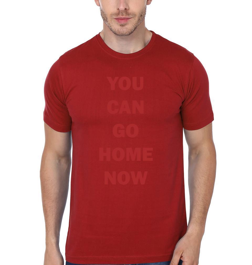FunkyTradition You Can Go Home Now Gym Sweat Half Sleeves T-Shirt Clothing FunkyTradition