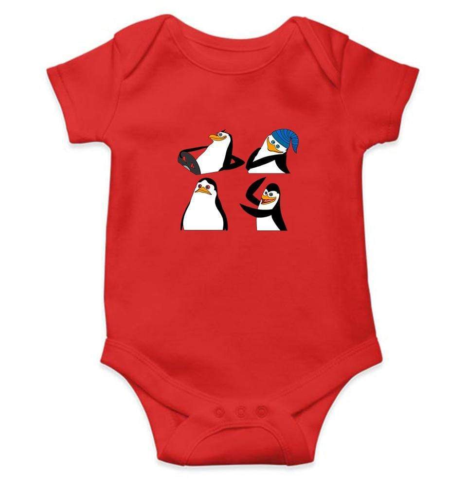 Funny Penguin Abstract Rompers for Baby Boy- FunkyTradition FunkyTradition