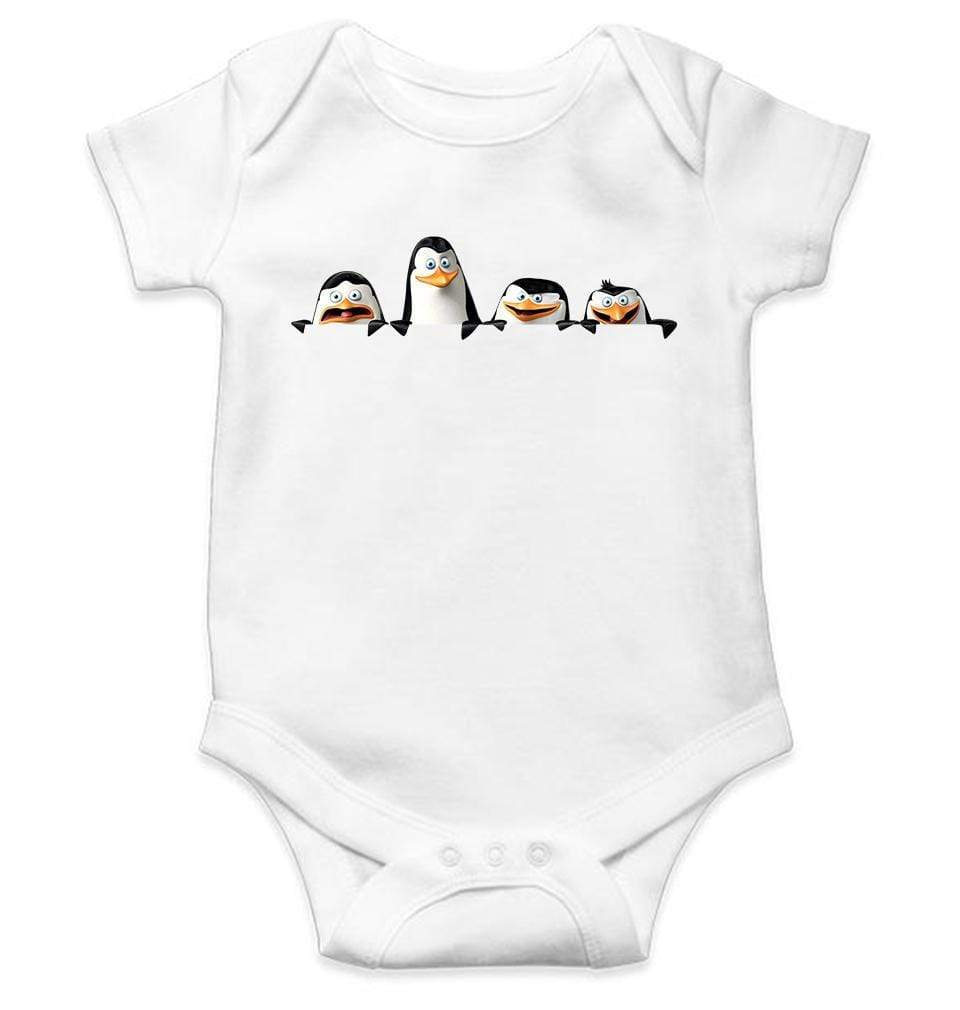 Funny Penguins Looking Abstract Rompers for Baby Girl- FunkyTradition FunkyTradition