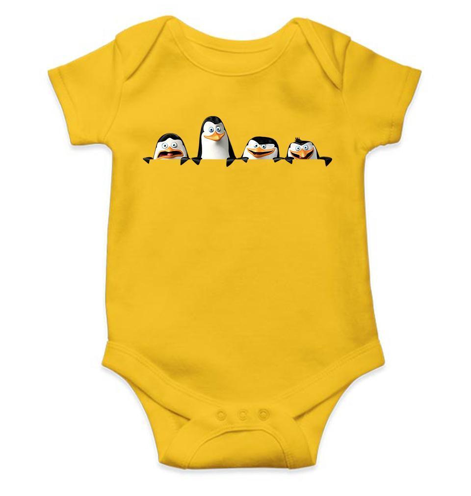 Funny Penguins Looking Abstract Rompers for Baby Girl- FunkyTradition FunkyTradition