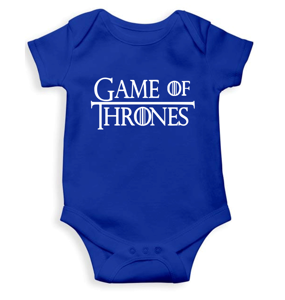 GOT Game Of Thrones Logo Rompers for Baby Boy- FunkyTradition FunkyTradition