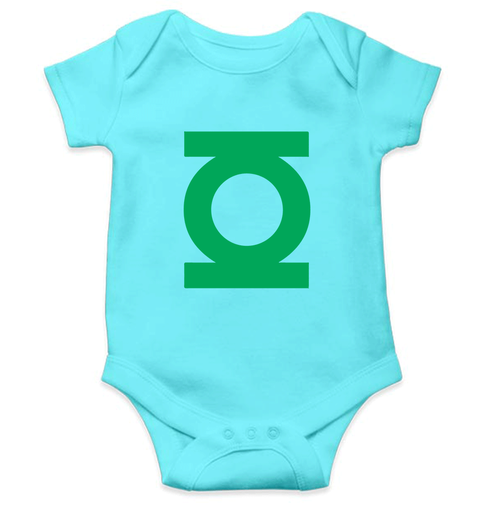 Green Lantern Rompers for Baby Boy- FunkyTradition FunkyTradition