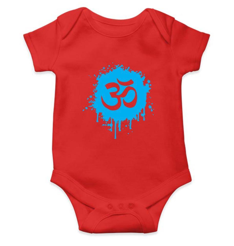 Hindi Om Rompers for Baby Boy- FunkyTradition FunkyTradition