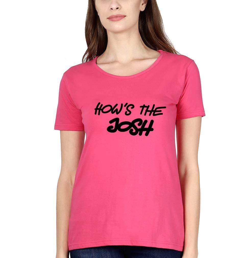 Hows The Josh Womens Half Sleeves T-Shirts-FunkyTradition Half Sleeves T-Shirt FunkyTradition